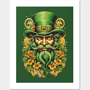 Floral Leprechaun Posters and Art